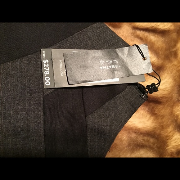 BCBG CHEVRON TABATHA WIDE LEG TSLACKS - Picture 7 of 7